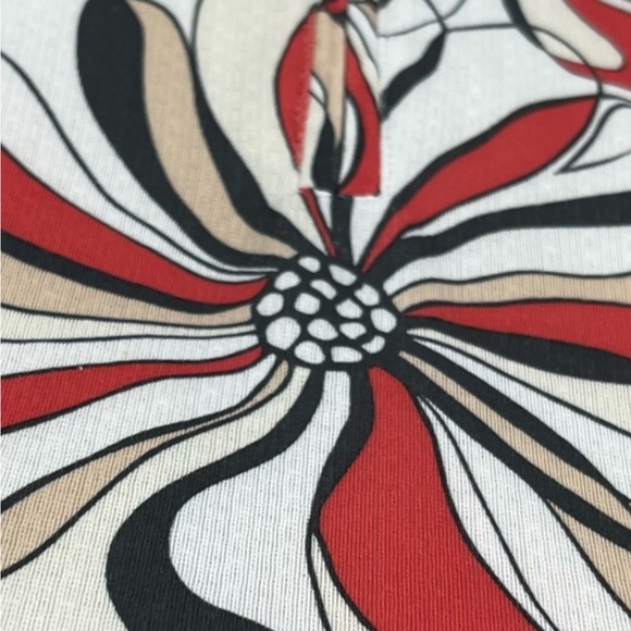 San Soleil Women's Small FLORAL Zip Cooling Vented Pullover Golf Shirt UPF 50 - Picture 2 of 7